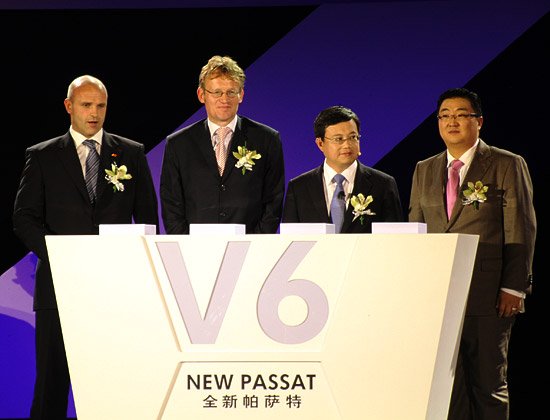 上海大眾全新帕薩特V6上市 31.08萬元起